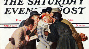 Saturday Evening Post Cover by Norman Rockwell